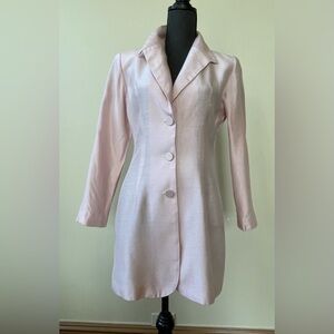 Vintage Alyn Paige Pink Blazer / Blazer Dress